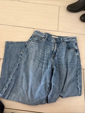 Madewell super wide leg jeans